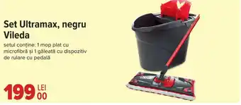 Carrefour Set Ultramax, negru Vileda Ofertă