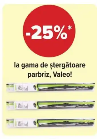 Carrefour la gama de ştergătoare parbriz, Valeo Ofertă