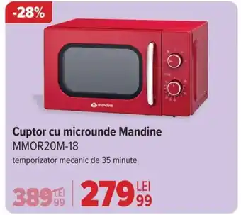 Carrefour Cuptor cu microunde Mandine MMOR20M-18 Ofertă