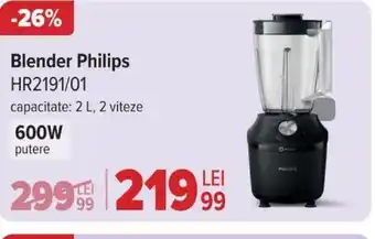 Carrefour Blender Philips HR2191/01 Ofertă