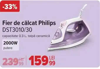 Carrefour Fier de călcat Philips DST3010/30 Ofertă