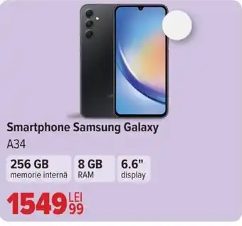 Carrefour Smartphone Samsung Galaxy A34 Ofertă