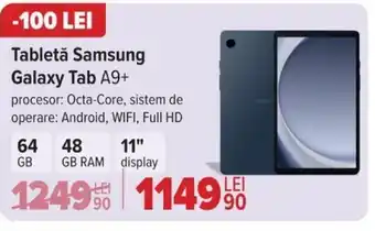 Carrefour Tabletă Samsung Galaxy Tab A9+ Ofertă
