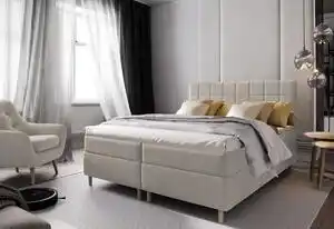 Favi Pat tapitat boxspring SICILIE, 160x200, inari 22 Ofertă