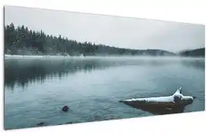 Favi Tablou - lacul nordic înghețat (120x50 cm) Ofertă