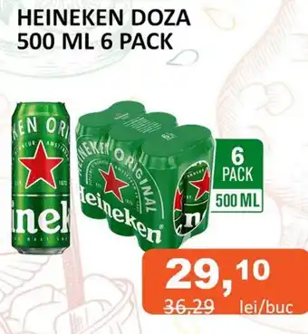 Unicarm HEINEKEN DOZA 500 ML 6 PACK Ofertă