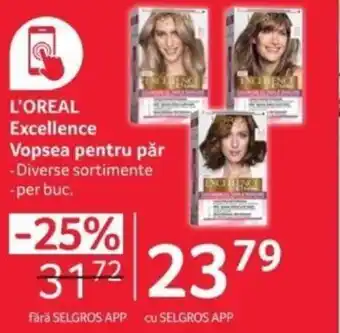 Selgros L'OREAL Excellence Vopsea pentru păr Ofertă
