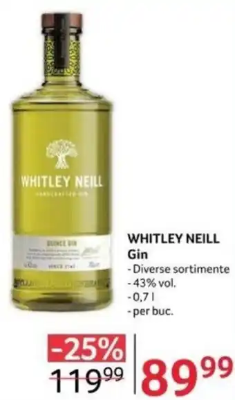 Selgros WHITLEY NEILL Gin 0.7L Ofertă