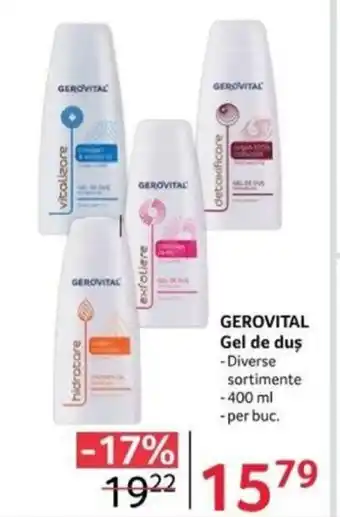 Selgros GEROVITAL Gel de duş Ofertă