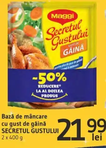 Supeco Bază de mâncare cu gust de găină SECRETUL GUSTULUI Ofertă