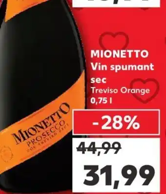 Kaufland MIONETTO Vin spumant sec 0.75L Ofertă