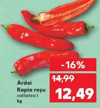 Kaufland Ardei Kapia roşu Ofertă