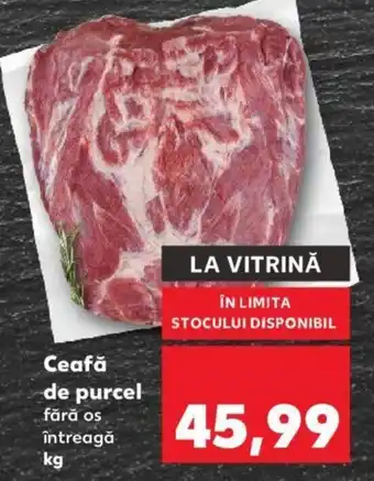 Kaufland Ceafă de purcel Ofertă