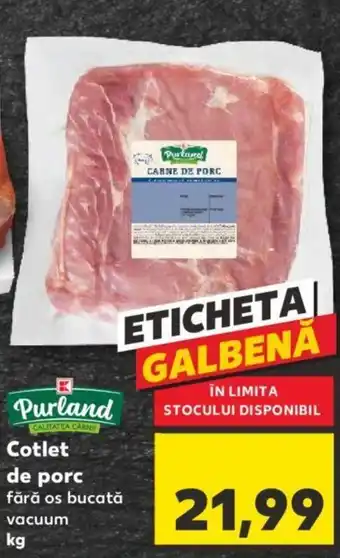 Kaufland Cotlet de porc Ofertă