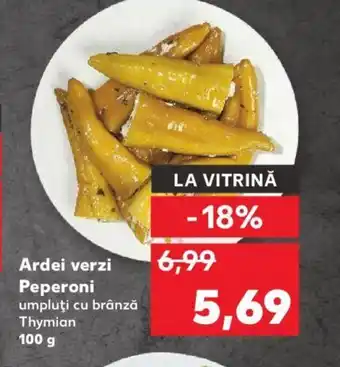 Kaufland Ardei verzi Peperoni Ofertă