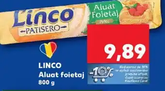 Kaufland LINCO Aluat foietaj 800 g Ofertă