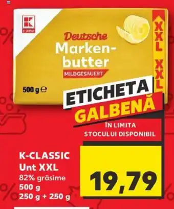 Kaufland K-CLASSIC Unt XXL Ofertă