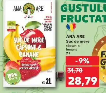 Kaufland ANA ARE Suc de mere 2L Ofertă