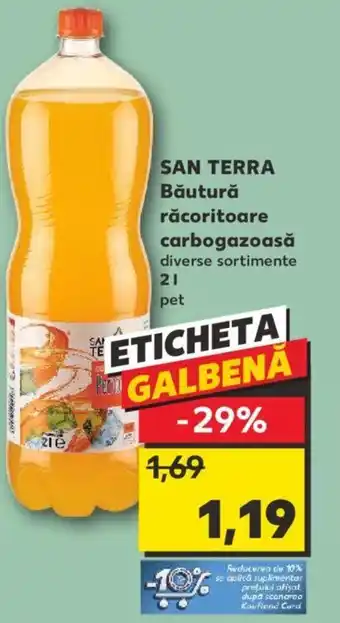 Kaufland SAN TERRA Băutură răcoritoare carbogazoasă 2L Ofertă