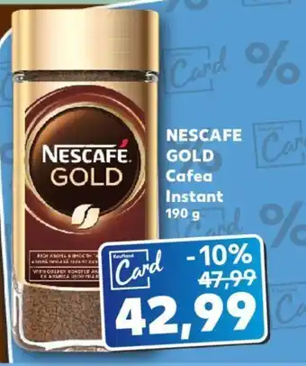 Kaufland NESCAFE GOLD Cafea Instant 190 g Ofertă