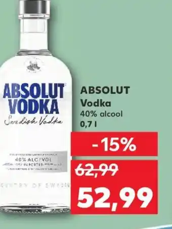 Kaufland ABSOLUT VODKA 0.7L Ofertă