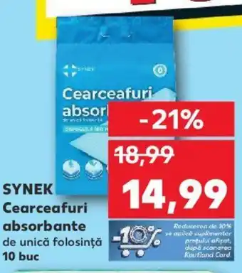Kaufland SYNEK Cearceafuri absorbante Ofertă