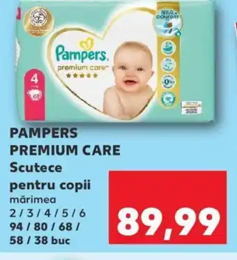 Kaufland PAMPERS PREMIUM CARE Scutece pentru copii Ofertă