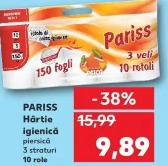 Kaufland PARISS Hârtie igienică Ofertă