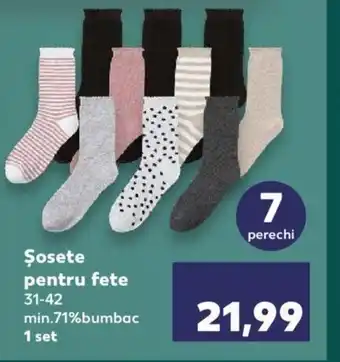 Kaufland Șosete pentru fete Ofertă