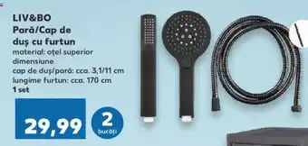 LIV&BO Pară/Cap de duş cu furtun