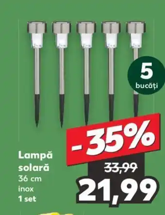Kaufland Lampă solară Ofertă