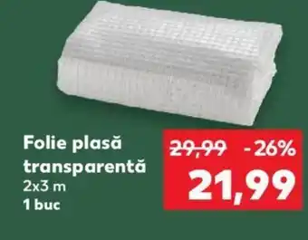 Folie plasă transparentă