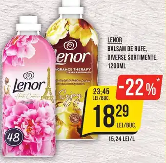 Mega Image LENOR BALSAM DE RUFE, DIVERSE SORTIMENTE, 1200ML Ofertă