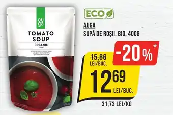 Mega Image AUGA SUPĂ DE ROȘII, BIO, 400G Ofertă