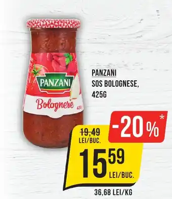 Mega Image PANZANI SOS BOLOGNESE, 425G Ofertă