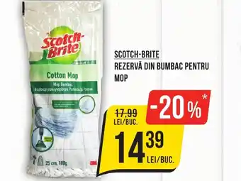 Mega Image SCOTCH-BRITE REZERVĂ DIN BUMBAC PENTRU MOP Ofertă