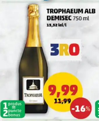 Penny TROPHAEUM ALB DEMISEC 750 ml Ofertă