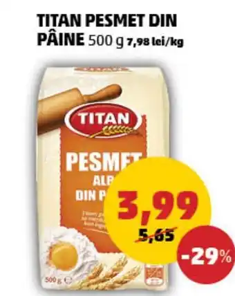 TITAN PESMET DIN PÂINE