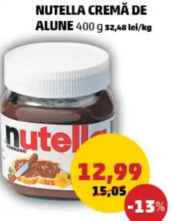 Penny NUTELLA CREMĂ DE ALUNE 400 g Ofertă