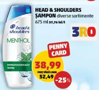 Penny HEAD & SHOULDERS ŞAMPON Ofertă
