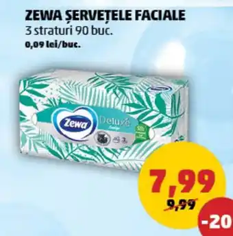 Penny ZEWA ȘERVEȚELE FACIALE Ofertă