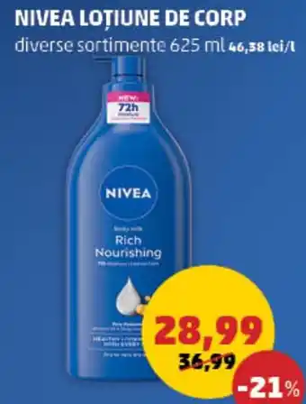 Penny NIVEA LOȚIUNE DE CORP Ofertă
