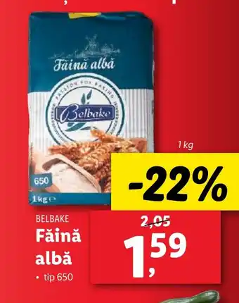 Lidl BELBAKE Faină albă Ofertă
