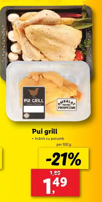 Lidl Pui grill Ofertă