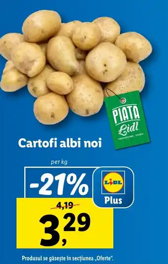 Lidl Cartofi albi noi Ofertă