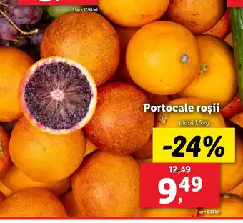 Lidl Portocale roșii Ofertă