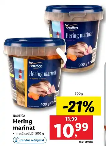 Lidl NAUTICA Hering marinat Ofertă