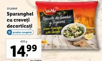 SOL&MAR Sparanghel cu creveţi decorticaţi
