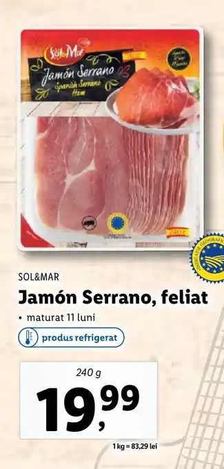 SOL&MAR Jamón Serrano, feliat