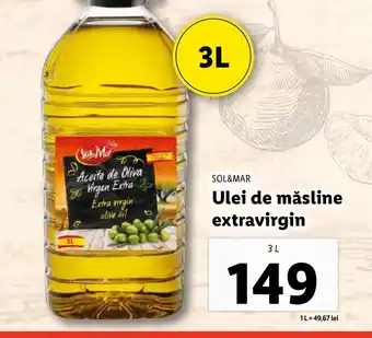 Lidl SOL&MAR Ulei de măsline extravirgin Ofertă